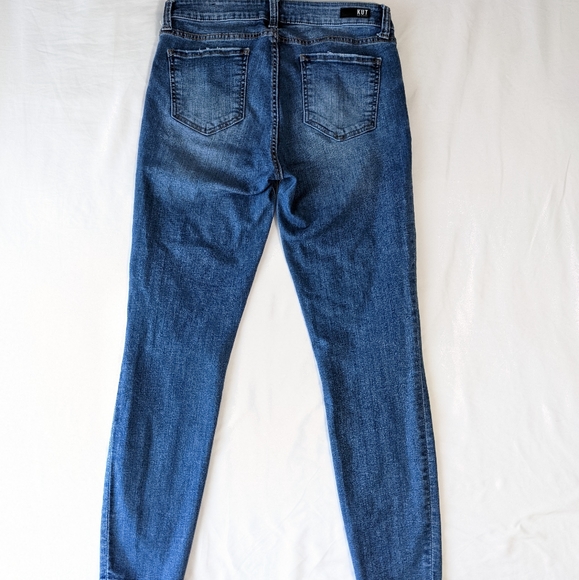 Kut from the Kloth Connie Ankle Skinny Jeans Destroyed Jeans Size 10 - Picture 8 of 10
